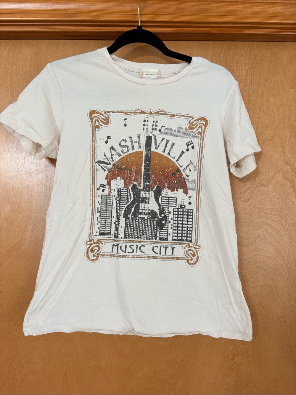 Altar'd State Cream Nashville Music City Graphic Tee